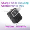 CHEOTIME Mini Keychain Camera, 1080P HD Video 2MP Picture Portable Tiny Camera Mini Retro Micro with 32GB Storage Card for Travel Study Recording (Black) view 3