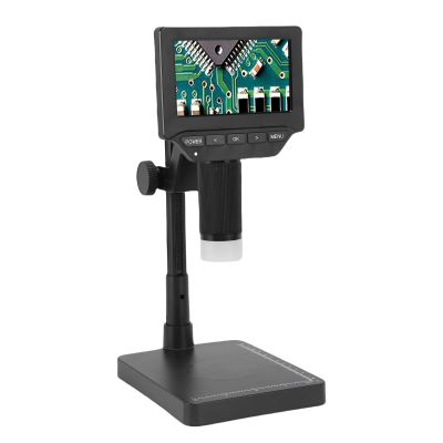 Bewinner 4.3 Inch Digital Microscope, 1000X Magnification Soldering Microscope with 6 LED Lights, Digital Microscopes Magnifier for Electronics Repair, Jewelry Inspection