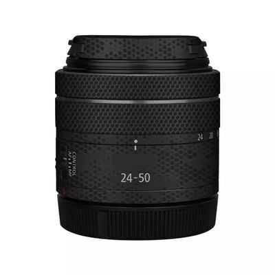 RF 24-50 4.5-6.3 Lens Cap Skin Anti-Scratch Camera Sticker for Canon RF 24-50mm F4.5-6.3 Protective Wrap Film Protector Decal(Mamba Black)