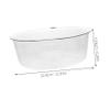 Large Plastic Washing Basin for Face, Clothes and Kitchen Use view 2
