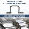 25 Pcs 2 Inch Distribution Rings Aluminum D Ring for Sorting Out Electric Cables, Cable Management, for Commercial and Residential Use, Silver, with A Pair of Gloves view 4