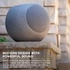 Victrola Zen  Wireless Outdoor Bluetooth Solar Speaker  IP65 Weather Resistant, Solar Charging, Multi-Speaker Connection Using Auracast (Each, Stone) view 3