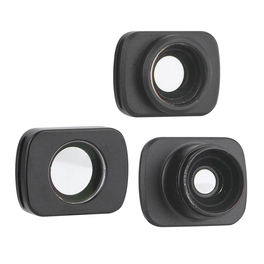 Yoidesu OSMO Camera Lens Set 10X Macro Fisheye Micro Wide Angle Lens Kit with High Translucency Glass for Close Range Scenery Photography