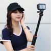 Bewinner for Osmo Pocket 3 Tripod, Extendable Action Camera Selfie Stick with 1/4" Screw, Compact Handheld Table Desk Stand for Pocket 3 X5 X4 X3, 12.2 to 63in Lightweight Travel Tripod view 3