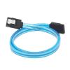 HYAGBCOP High Speed 20in 50CM SATA 3.0 III 6Gb/s HDD Data Cable Cord 6Gbs PC Hard Disk Drive Clear Blue Cable Connector view 3