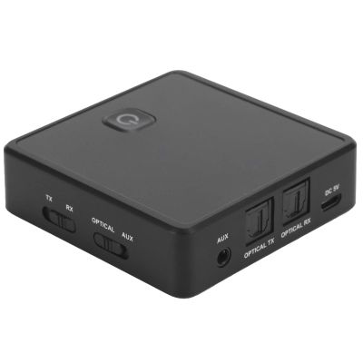 Yoidesu 2 in 1 5.0 Transmitter Receiver Wireless Audio Adapter Audio Converter with 3.5mm AUX Optical for Speaker TV Headphones