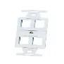 KS106S4-88 4-Port Keystone 106-Type Frame, Cloud White view 1