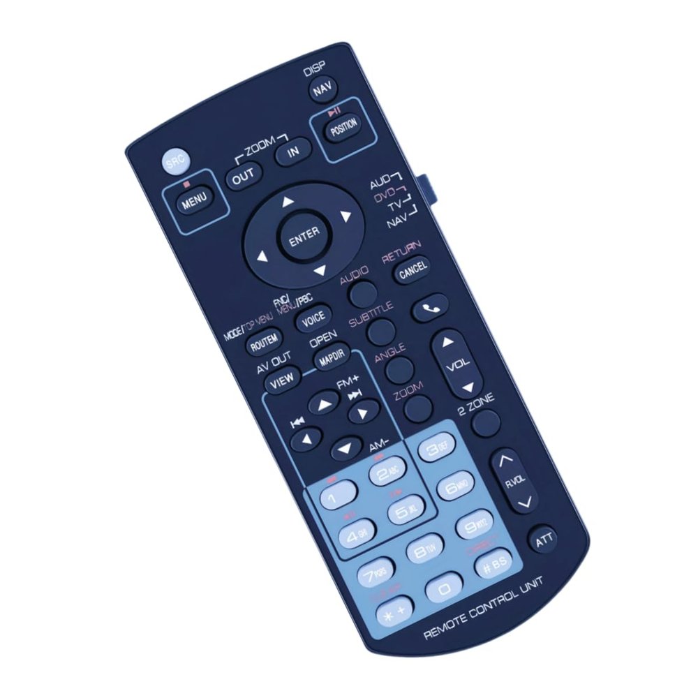 Dtirszxy New Remote Control for Kenwood DNX600EX DNX6140 DNX7000EX KVT514 KVT512 KVT-512 KVT-514 KVT-819 DNX574S DNX893S DNX773S DNX693S DNX512EX DNX5140 Car Video DVD Receiver System