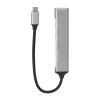Yoidesu USB C Hub 5 in 1 Laptop Docking Station Type C Adapter with SD/TF Card Reader 3 USB Ports for Wins OS (Black) view 1