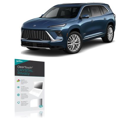 BoxWave Screen Protector Compatible With Buick 2026 Enclave Display (30 in) - ClearTouch Crystal Privacy (2-Pack), Privacy Screen Protector Flexible Film Clear
