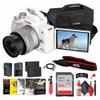 Canon EOS M50 Mirrorless Camera Kit 2681C011 (White) w/EF-M 15-45mm Lens| 24.1 MP APS-C Sensor, 4K Video, Dual Pixel AF + Eye Detection + 64GB Card + Photo Software + More view 1