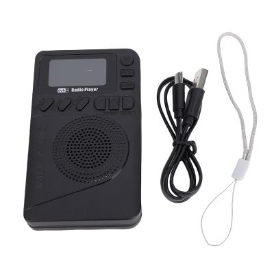 GOWENIC Portable Rechargeble DAB FM Radio, 1.44 Inch Color Display, with Bluetooth Speaker and Storage Card, for Listen to Music and Radio