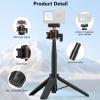 Diydeg Magnetic Tripod, Selfie Stick Extends from 20.5cm to 54.3cm with 360 Adjustable Ball Head, Magnetic Tripod for Action Sports Camera Vlogging Live Streaming view 3