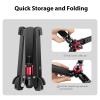 Pomya Mini Tripod Table Stand, Compact Tripod with 3/8 Inch Screw for DSLR Camera PTZ Stabilizer, Easy Locking, Anti Slip Pads view 3