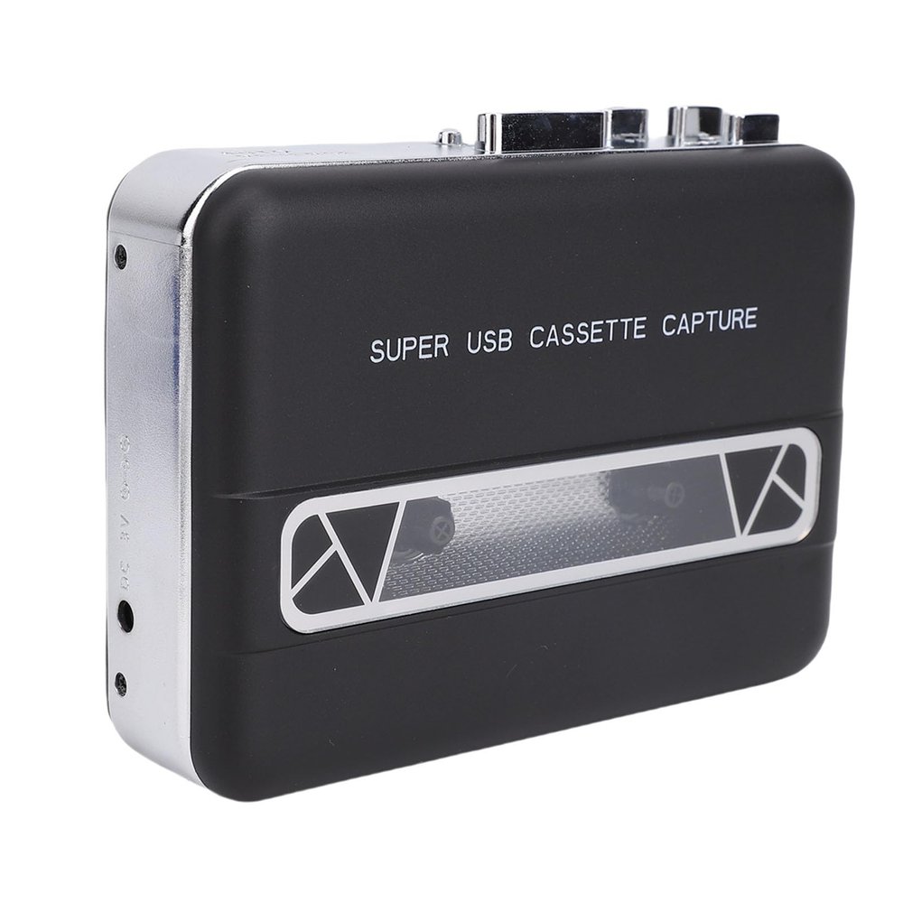 LAISANIM Portable Cassette Player Tape Recorder, with Built in Speaker, MP3 Converter Software, Headphone Jack, 6.3 x 4.3 x 1.5 Inch.