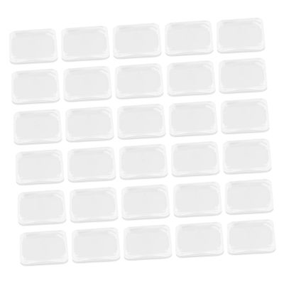 Angoily Transparent Storage Boxes for Memory Cards Lightweight Card Cases Latch Environment Friendly PP Material for Daily Use and Organization