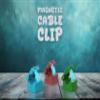 Magnetic Cable Clips Cable Smooth Adjustable Cord Holder Under Desk Cable Management Wire Keeper Cable Organizer Holder (White, 5 Pack) view 2