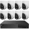 TVT Titanium KITN168-4T 16-Channel 8MP HD NVR with 8 x 5MP IR IP Turret Cameras & 4TB NDAA Compliant view 1