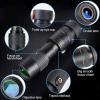 10-300x40 Portable High Power Zoom with Night Vision BAK4 Prism FMC Lens Monocular with Smartphone Adapter and Tripod Bird view 4