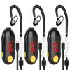 ELIDAIP T-M9 Super Mini Walkie Talkies with Headsets,25 Channel Small Two Way Radio Rechargeable Portable FM Transceiver for Restaurants,Out Door Sport,Supermarket,Hospital,Tourism,3 Pack view 1