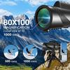 100 Monocular-Telescope High Powered for Smartphone Monoculars for Adults High Definition for Stargazing Hunting Wildlife Bird Watching Travel Camping Hiking-Black view 4