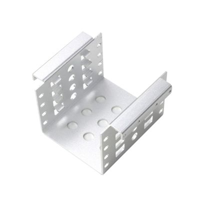 NZXEDVHU 4-bay 3.5-inch to 2.5-inch hard drive adapter bracket mobile phone holder solid state expansion built-in hard drive bracket(Silver)