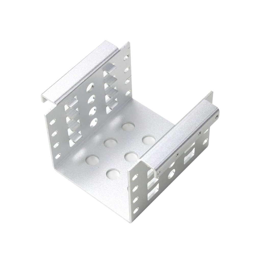 NZXEDVHU 4-bay 3.5-inch to 2.5-inch hard drive adapter bracket mobile phone holder solid state expansion built-in hard drive bracket(Silver)