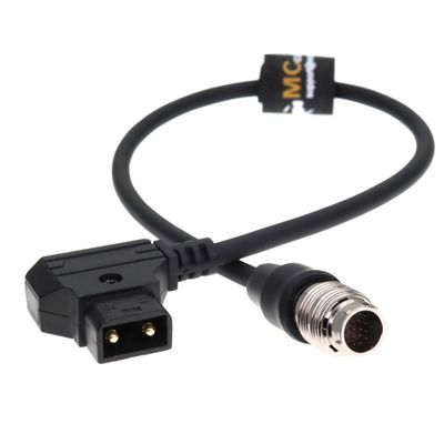 D TAP to Hirose 20-Pin Power Cable for Fujinon Cabrio Lens Servo Motor 30cm