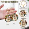 Ragdoll Cat Sunflower Keychain Case Holder Compatible with AirTag, Pet Anti-lost Trackers Protective Cover with Key Ring, Key Chain Tracker Stand Finder Accessory Bag Charm view 4