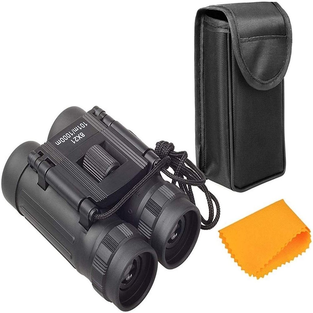 Monoculars Telescope High Power 8x21 Zoom Mini Folding Pocket Binoculars 8X Telescope BinocularOutdoor Birdwatching Travel Hiking Sports Clear Binoculars