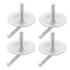 POPETPOP 4pcs Pedestal Fan Base Screws Heavy Duty Iron Stand Fan Chassis Replacement Parts Easy to Install and Carry view 1