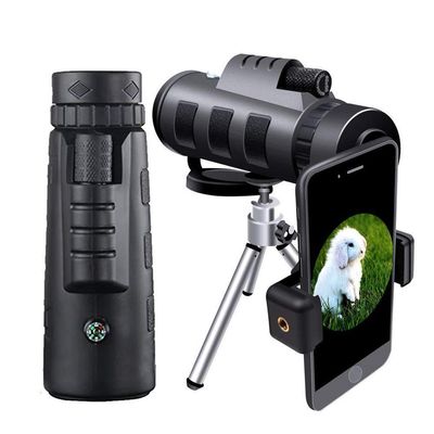 , 40x60 High Definition,10x Magnification Zoom Lens Telescope High Definition with Long-Lasting and Clear BAK9 Prism with Smartphone Holder & Tripod