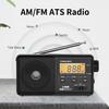 TOMASHI Portable AM FM Radio with Automatic Tuning System, Rechargeable Transistor Radio with LCD Display, MP3 Player, USB Charging view 2