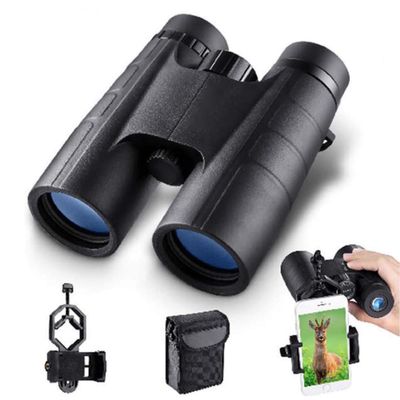10X42 Binoculars for Adults with Smartphone Photograph Adapter, HD Coating Lightweight Binocular for Bird Watching, Camping