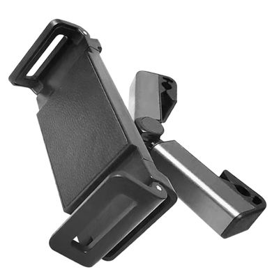 ARTIBETTER Headrest Tablet Holder Clamp Mount for Backseat Phone Stand Compatible with Tablets and Smartphones Thick Case Friendly Secure Clip for Travel and Entertainment