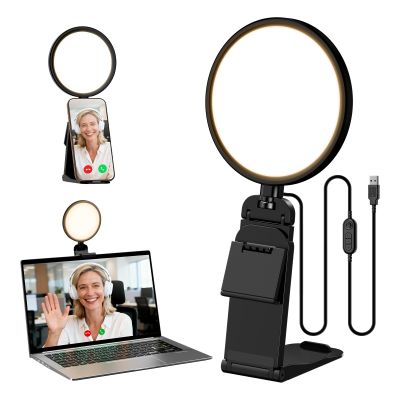 LitONES Ring Light for Computer, Eye-Care Lighting for Zoom Call, Streaming