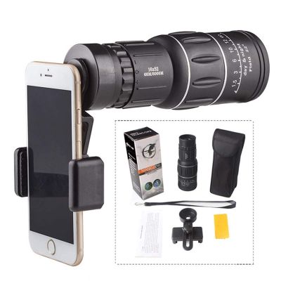 Monoculars Telescope High Power 16X Outdoor Hiking Concert Optical Zoom Lens Armoring Phone Camera Photo Lens Binoculars