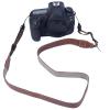 NICENEEDED PU Leather Camera Shoulder Strap, Adjustable Universal Neck Shoulder Strap, Quick Release Camera Strap Suitable for Mirrorless DSLR SLR Cameras with Hanging Rope Holes view 1