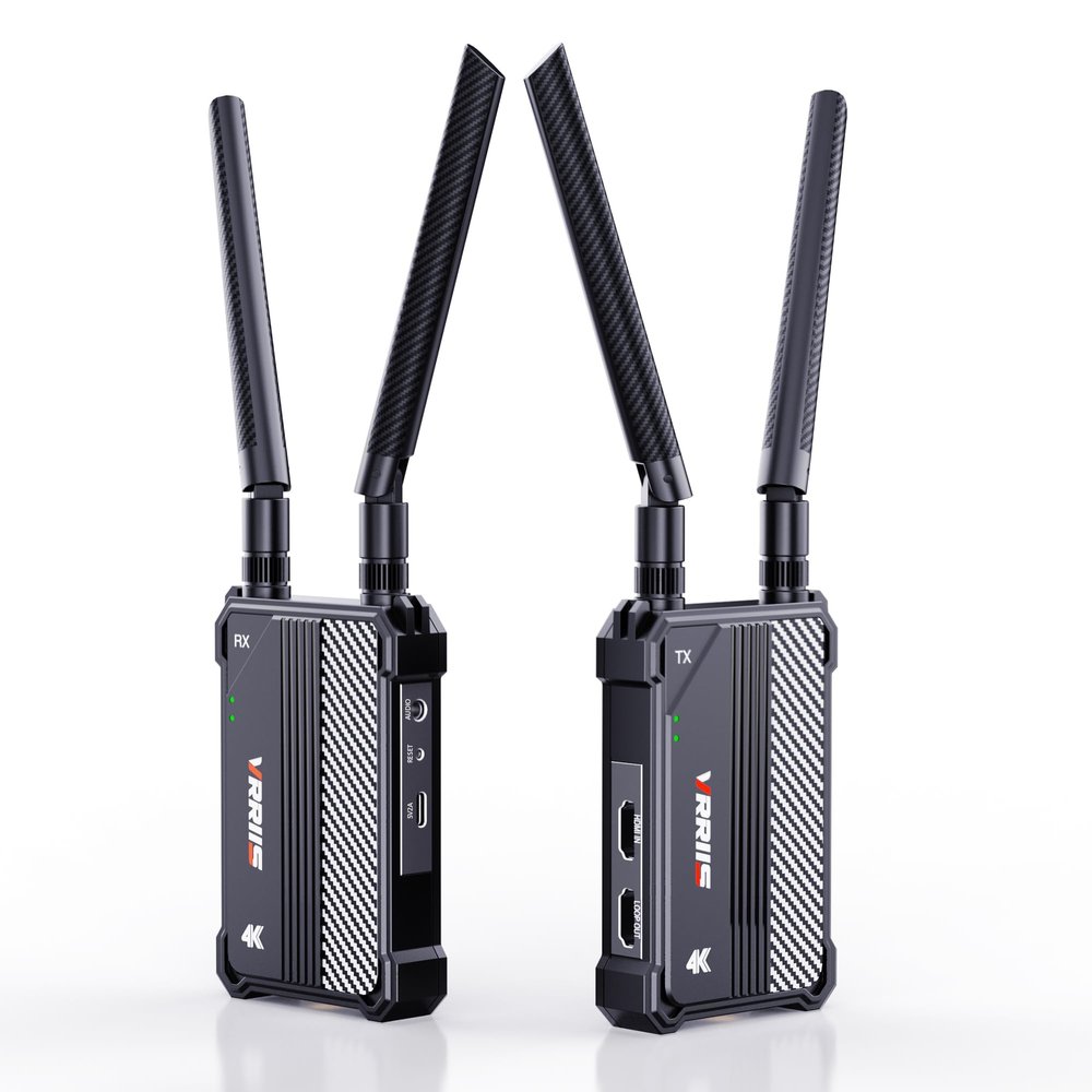 Wireless HDMI Transmitter and Receiver,1150ft Los Range,4K UHD Wireless Video Transmission System with 0.1S Latency, for Streaming from DSLR/PC/Laptop to TV/Monitor (WL095P TX+RX)