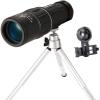 Monocular Compact with Life Waterproof BAK4 Prism FMC Lens Monocular with and High Power Telescope 16x52 view 1