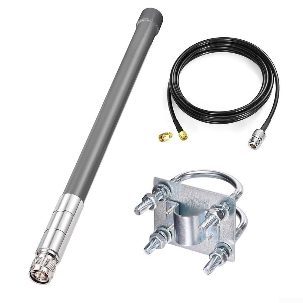 915MHz Outdoor for LoRa Antenna 8dBi Gain Fiberglass Helium HNT Hotspot Miner Compatible with for Bobcat for Nebra RAK V2 V1 IoT Applications 3 Meter Low Loss Cable