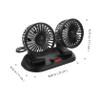 DOITOOL Car Double Head Portable Cooling Fan for Vehicle Dashboard USB Powered Adjustable Rotatable Air Circulation Fan for Car Home Office Use view 4