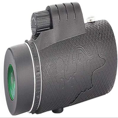 High Power Telescope Telescopes Monocular Low Light Level Night Vision with Phone Mount Tripod Waterproof for Bird Watching Hiking Concerts 60X60