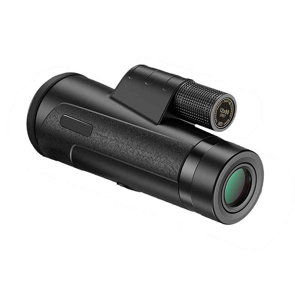 4K 10-300X40Mm, High Power Adult Monoculars with Night Vision, 12X50 Handheld Telescope Magnification, Waterproof Spotting Scopes for Bird Watching