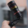, BAK4 Monocular Compact TelescopeHigh Power Zoom 8X Magnification Zoom Lens Telescope High Definition,Work as Telescope with Metal Tripod,White view 3