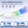 Perfectmiaoxuan Blue Light Blocking Glasses,Computer/Gaming/Screen Glasses for Women or MenAnti Blue Light & UV view 3