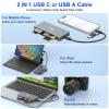 10Gbps XQD Card Reader - 8 in 1 Multi XQD Reader for Sony G/M Series, Lexar 2933x/1400x USB Mark XQD Card/CF/XD/MS/TF/SD Reader, USB C USB 3.0 Memory Card Reader for Windows/Mac OS/Linux/Android view 4