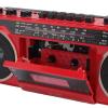PUSOKEI Retro Cassette Player, Rich Sound Quality with AM FM SW Radio USB Aux Headphone Jack,Radio Cassette Recorder for Android Smartphones Tablets Laptops (red) view 2