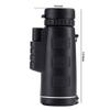10X42 High Powered Zoom Monocular Waterproof and Fogproof Telescope Fmc Bak4 Prism for Concerts Traveling Wildlife Scenery Outdoor Teles view 4