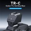Godox TR-C TTL Hot Shoe Riser for Canon Camera, Hot Shoe Extender for Godox iT30Pro-C iT20-C iT22-C iM30 iM20 iM22 Mini Flash, 0-90 Tilt Adjustment, Raises Flash 30mm Height to Reduce Lens Shadow view 2